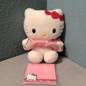 Hello Kitty Plush & Sticky Notes